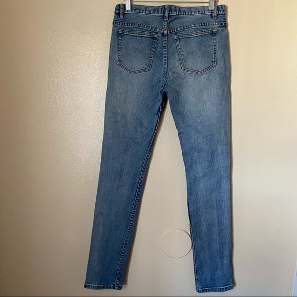 APC High Rise Button Fly Distressed Skinny Jeans - Picture 7 of 7